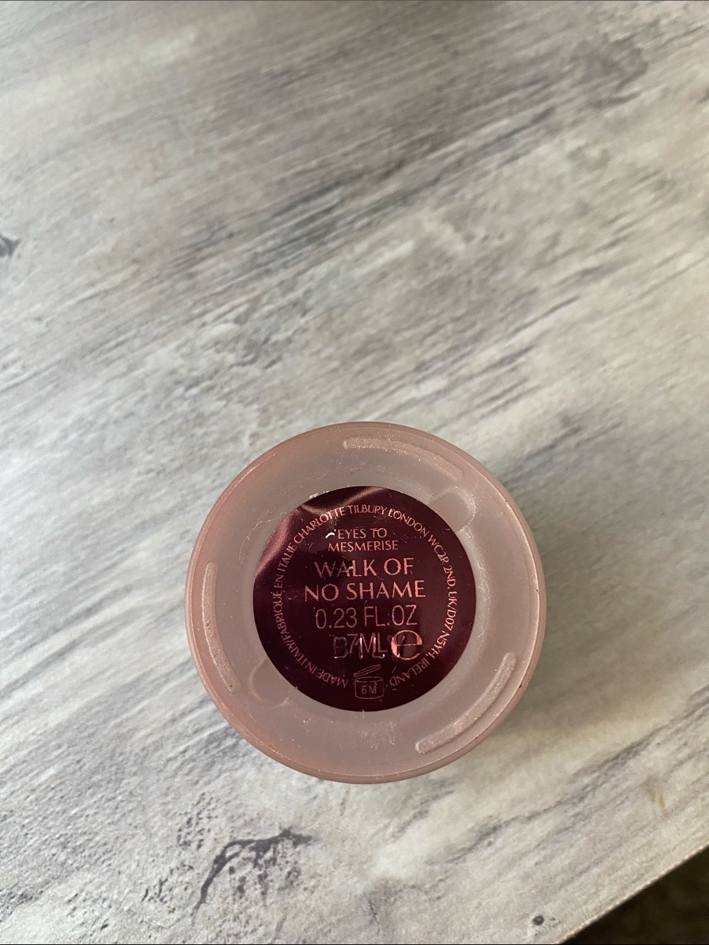 Charlotte Tilbury Lux Metallic Copper Cream Eyeshadow in walk of no shame - Picture 7 of 7
